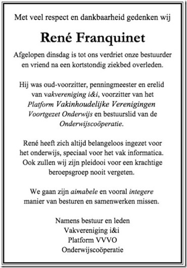 2017-0207 RENE FRANQUINET rouwadvertentie